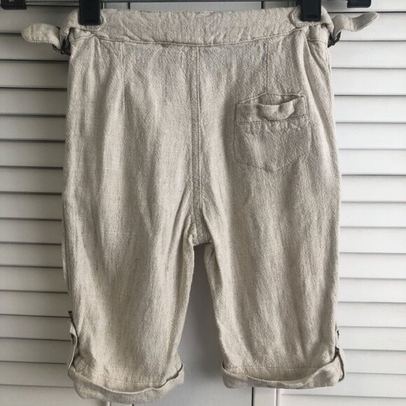 Fore! Axel & Hudson Size 4 Cream Linen Shorts - Picture 4 of 6